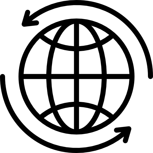shipping world icon